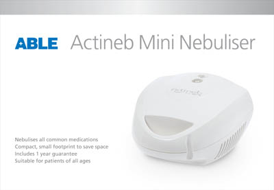 Actineb Mini Nebuliser pack 2D (Top)